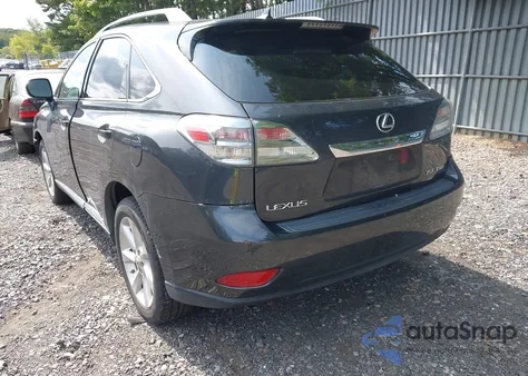 2010 Lexus Rx 350 from USA, damaged, VIN 2T2BK1BA0AC077209